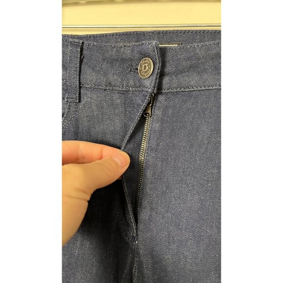 SALVATORE FERRAGAMO DARK NAVY CROPPED DENIM JEANS 28 - Picture 4 of 9